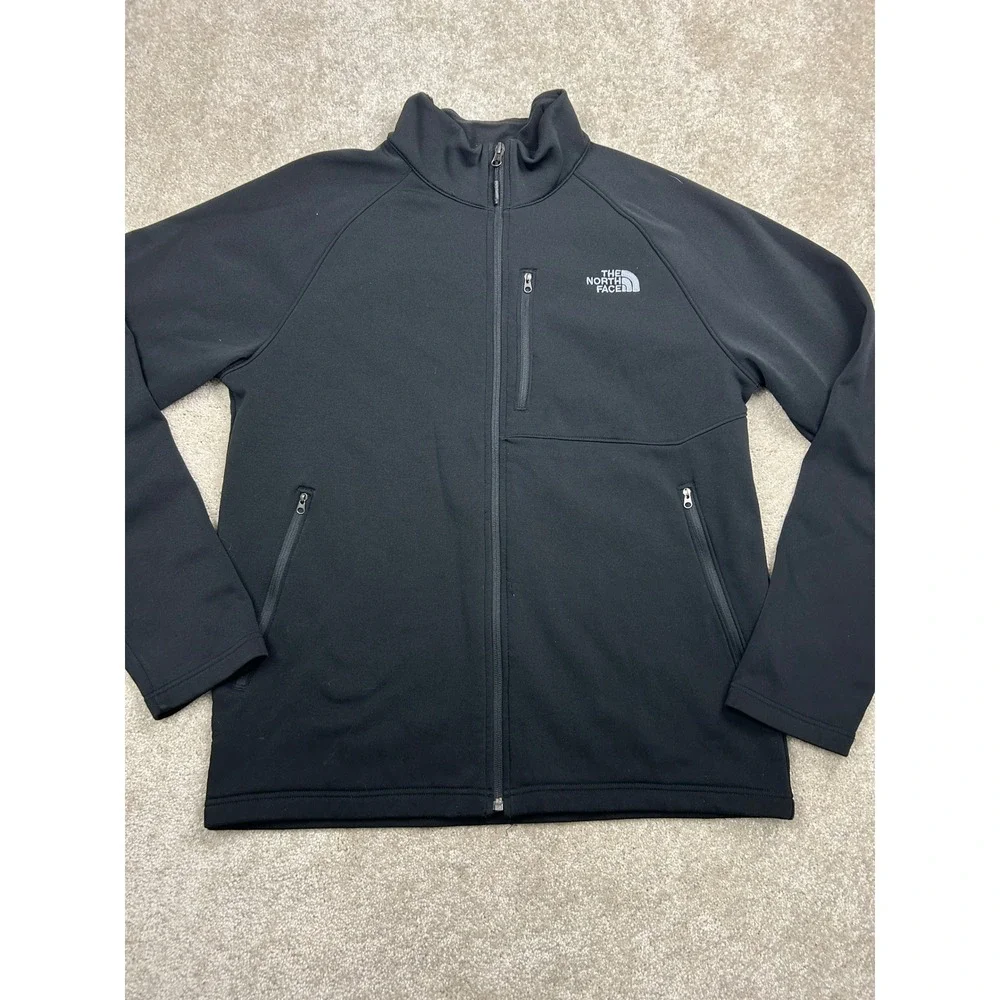 The North Face Softshell Jacket L Black Apex Bionic Gorpcore Hiking Techwear